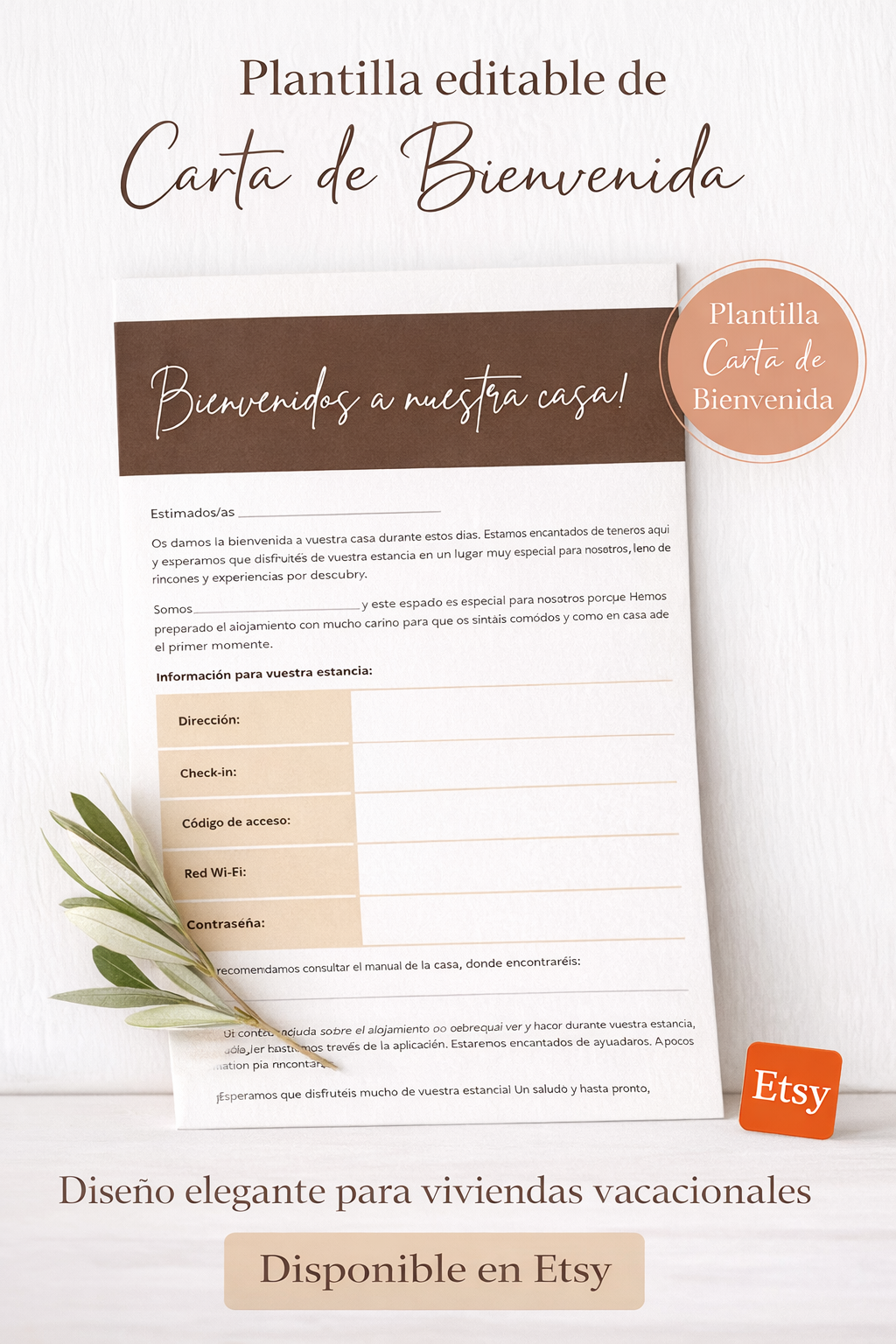 Libro de bienvenida Airbnb PDF