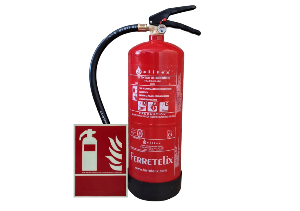 extintor piso