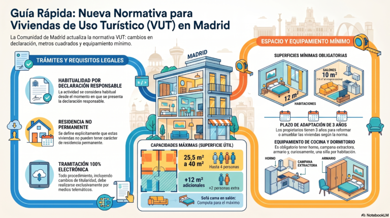 Cambios Clave en las Licencias de Viviendas de Uso Turístico (VUT) en la Comunidad de Madrid